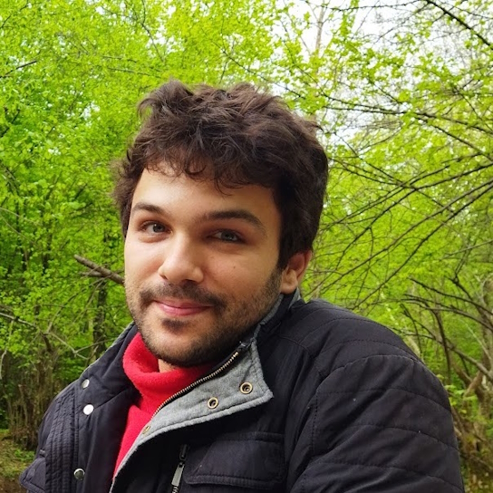 My profile pic. Lush forest background with me, turned to camera and slightly smiling.