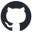 Github logo. Has a silhouette of a stylized cat's head inside a circle. Normally its a octopus cat. Honestly it looks like a weird hentai shit.